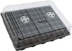 Gardzen 5-Set Garden Propagator Set, Seed Tray Kits with 200-Cell, Seed Starter Tray with Dome and Base 15" X 9" (40-Cell per Tray)