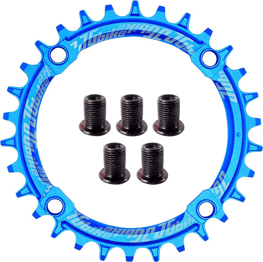 Elite round Oval Chainring 104Mm BCD 30T 32T 34T 36T 38T Narrow Wide Single Chainring for 8 9 10 11 12 Speed MTB XC Trail E-Bike Fat Bike Mountain Bike Bicycle