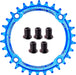 Elite round Oval Chainring 104Mm BCD 30T 32T 34T 36T 38T Narrow Wide Single Chainring for 8 9 10 11 12 Speed MTB XC Trail E-Bike Fat Bike Mountain Bike Bicycle