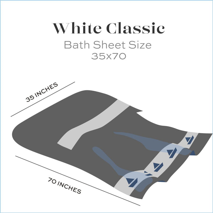 Luxury Bath Sheet Towels Extra Large 35X70 Inch | 2 Pack, Green