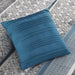 Mainstays 7-Piece Princeton Woven Jacquard Comforter Set, Teal Stripe, Full/Queen