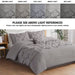 Comfort Spaces Cavoy Faux Silk 5-Piece Tufted Gray Comforter Set with Bed Skirt and Decorative Pillow, Queen