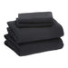 Cotton Jersey Bed Sheet Set - Full, Black