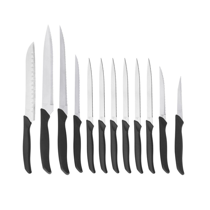 Mainstays 23 Piece Knife and Kitchen Tool Set with Wood Storage Block