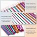 Long Crochet Hook Set, 11Pcs Tunisian Crochet Hooks Multicolor Afghan Crochet Needles for Crocheting, 2Mm(B)-8Mm(L), Great Knitting & Crochet Supplies Tool Set for Beginner, Crocheter & Knitter