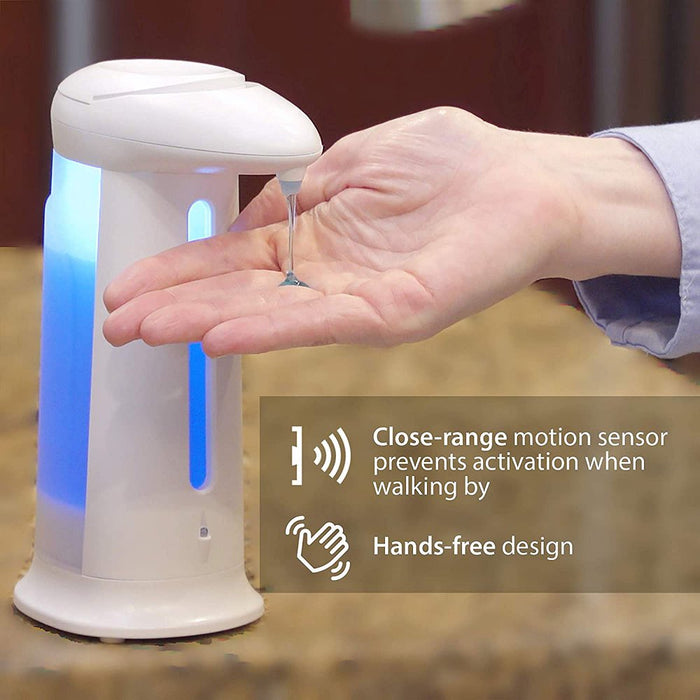 Sonic Soap Hand Sanitizer Soap Dispenser, Automatic Touch Free Soap or Hand Sanitizer Dispenser, Motion Activated, as Seen on TV