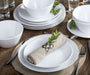 White Melamine Plastic Home Dinnerware Set, 12-Piece Service for 4