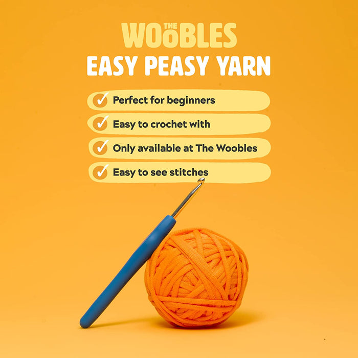 Beginners Crochet Kit with Easy Peasy Yarn, Crochet Kit for Complete Beginners with Step-By-Step Video Tutorials, Pierre the Penguin