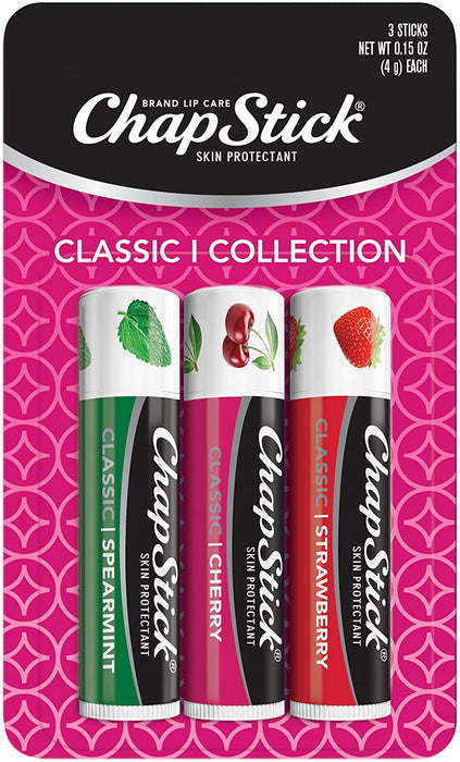 Chapstick Lip Tube (Pack of 3)
