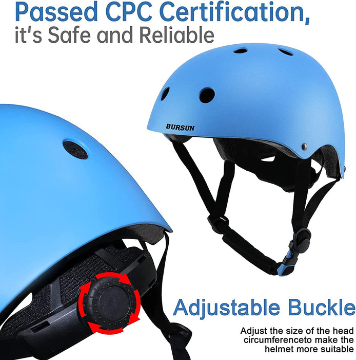 Kids Bike Helmet Ventilation & Adjustable Toddler Helmet for Ages 3-8 Kids Boys Girls Multi-Sport Helmet for Bicycle Skate Scooter, 5 Colors