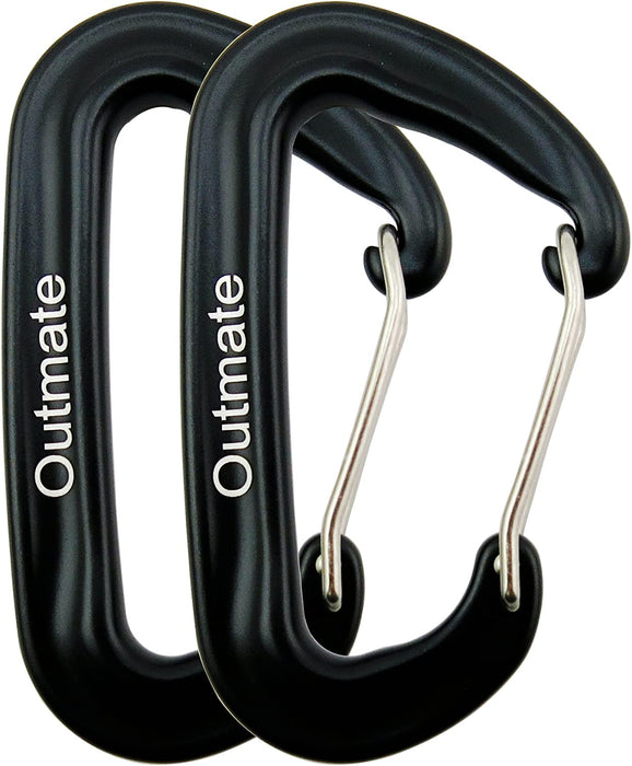 Hammock Carabiner Clip,12Kn 7075 Aluminium Alloy Carabiners,Heavy Duty Clips 2645Lbs/1200Kg,Perfect Gear for Hammocks Camping Hiking Keyring and Utility