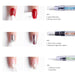 5Pcs Silicone Nail Art Acrylic Pen Brushes Set Rhinestone Nail Polish Carving Pen Rubber Tip Nail Brushes for 3D Effect Shaping Drawing Dotting Tools.