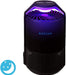 Indoor Insect Trap - Catcher & Killer for Mosquitos, Gnats, Moths, Fruit Flies - Non-Zapper Traps for inside Your Home - Catch Insects Indoors with Suction, Bug Light & Sticky Glue (Black)