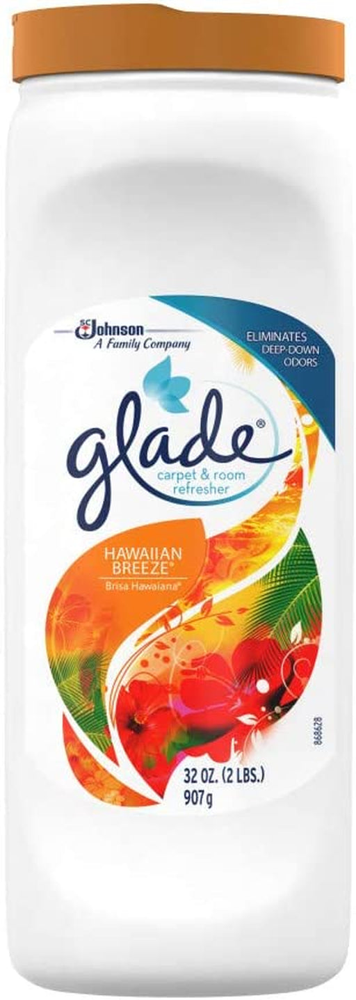 Glade Carpet and Room Refresher, Deodorizer for Home, Pets, and Smoke, Hawaiian Breeze, 32 Oz, Pack of 1