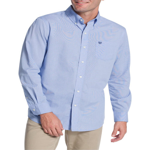 Chaps Men'S Long Sleeve Solid Easy Care Button down Shirt