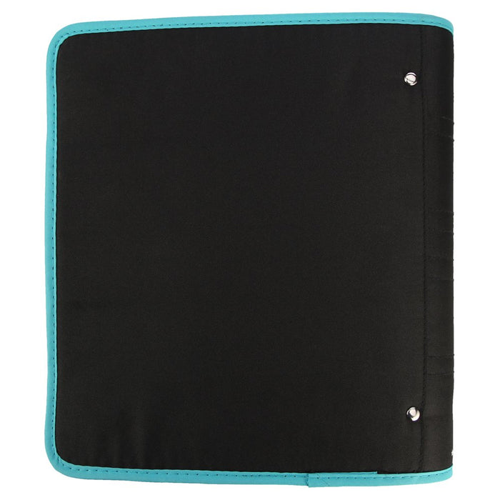 Five Star Xpanz 2" Zipper Binder, 380 Sheet, round Rings, Teal (28090HZ9)