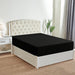 Queen Fitted Sheet - Deep Pocket Cooling Sheets up to 16 Inch - Hotel Luxury Bedding - Softest Sheets - Wrinkle, Fade, Stain Resistant - 1 Single Queen Fitted Sheet Only (Queen, Black)