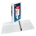 Avery Heavy Duty View Binder, White, 1.5-Inch, Slant Ring, One-Touch, 375 Sheets (79308)