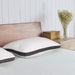 Lux Decor Collection Gusseted Queen Pillows Set of 2 - Comfortable Breathable Bed Pillows for Sleeping (18X26)