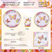 Butterfly Birthday Party Supplies, Butterfly Party Plates, Cups, Napkins and Cutlery, Butterfly Party Decorations for Baby Shower, Birthday, Butterfly Fairy Themed Parties Serves 24