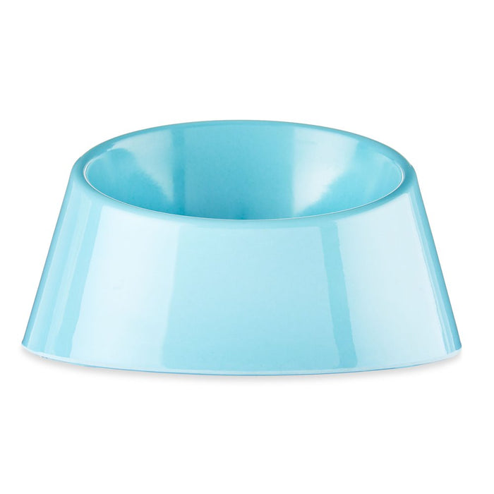 Vibrant Life Raised High Back Pet Bowl, Teal, Small, 8 Oz