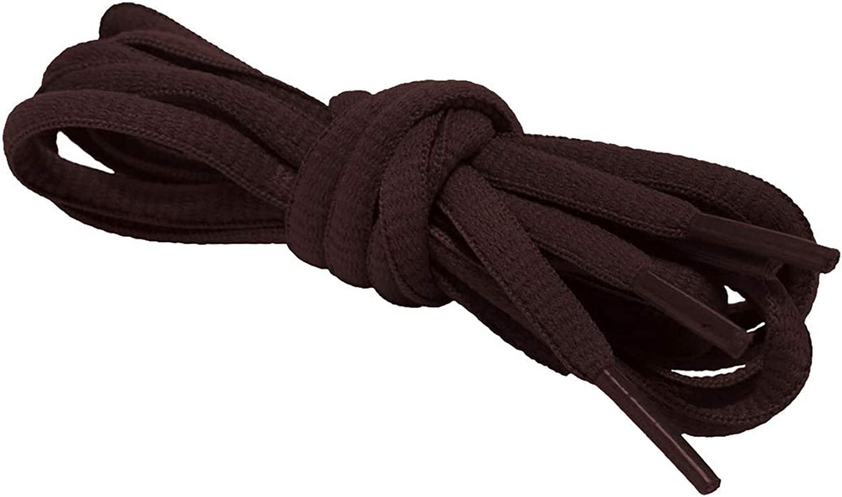 Oval Shoelaces Half round 1/4" Shoe Laces for Athletic Shoelaces [2 Pairs] 8 Colors 8 Different Lengths