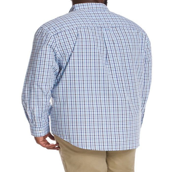 Chaps Men'S Long Sleeve Sustainable Easy Care Woven Shirt -Sizes XS up to 4XB