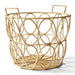 Better Homes & Gardens Large Natural Poly Rattan Open Weave round Basket