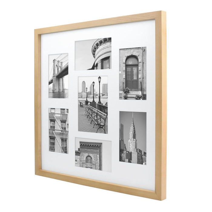 Better Homes & Gardens 18X18 Natural Wood Collage Wall Frame