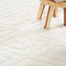 Wanda June Home Shag Area Rug, Ivory, 5'2" X 7'2" by Miranda Lambert