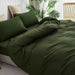 Army Comforter Set Full Green Bedding Comforter Sets Full Cotton Dark Green Comforter Solid Hunter Green Bedding Full Olive Green Bedding Soft Bedding Blankets Bed Bedding Comforter