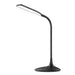 LED Desk Lamp, 15" Flexible Gooseneck Table Lamp, Dimmable Office Reading Lamp with Smooth Brightness Adjustment Touch Control, Black