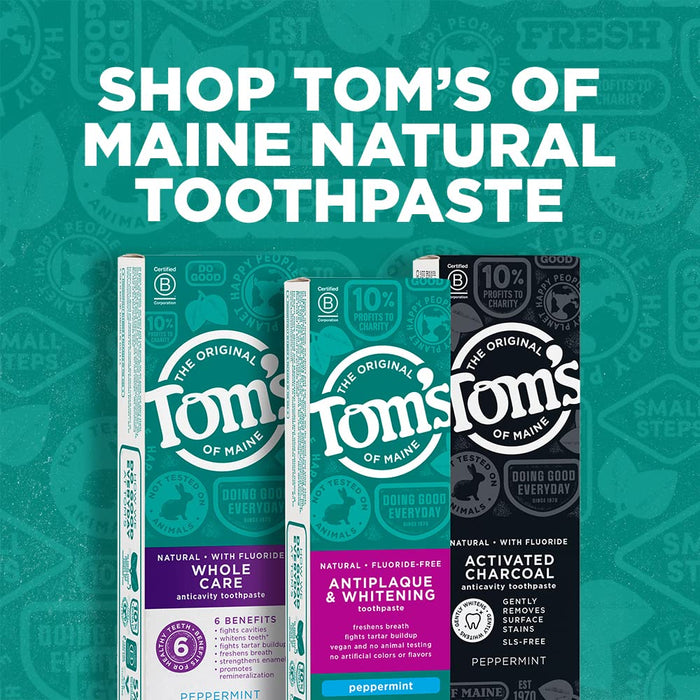 Fluoride-Free Antiplaque & Whitening Natural Toothpaste, Peppermint, 5.5 Oz. 2-Pack (Packaging May Vary)