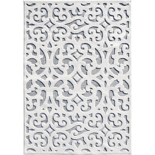 My Texas House Irongate, Transitional, Damask, Woven Area Rug, 5'2" X 7'6"