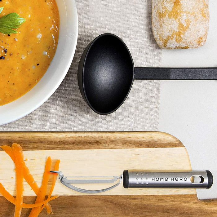 Kitchen Utensil Set - 25 Nylon Cooking Utensils - Kitchen Gadgets Cookware Set - Apartment Essential Kitchen Tool Set