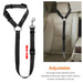 2Pcs Adjustable Dog Seat Belt Pet,  Dog Cat Car Seatbelt Safety Tether Adjustable Harness Belts Pet Leash - Heavy Duty Nylon Seatbelts - Universal Fit Cars Truck SUV