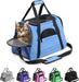 Pet Carrier Airline Approved Pet Carrier Dog Carriers for Small Dogs, Cat Carriers for Medium Cat Small Cat, Small Pet Carrier Small Dog Carrier Airline Approved Cat Travel Carrier-Black,L