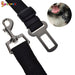 2 Pack Adjustable Pet Dog Cat Car Seat Belt Strap Safety Leads Seatbelt Harness for All Vehicle (Black)