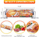 Rolling Grill Baskets for Outdoor Grilling : 2 Pcs Stainless Steel Grill Mesh, Rolling Grill Baskets for Outdoor Grill, Portable Grill Nets Cylinder for Shrimp, Meat Barbecue Camping Picnic with Forks