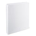 Pen + Gear Durable View 3-Ring Binder with 1-Inch Rings 4-Pack (White)