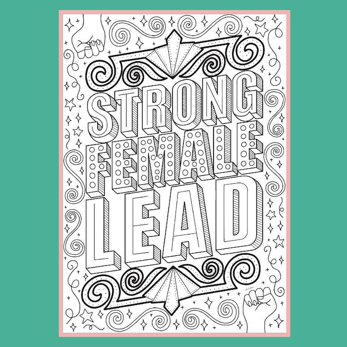 THEATRE NERDS COLORING PAGES by  | Hand-Drawn Illustrations - Printed on Matte Card Stock (8.5" X 11") - Set of 4 Individual Pages