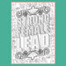 THEATRE NERDS COLORING PAGES by  | Hand-Drawn Illustrations - Printed on Matte Card Stock (8.5" X 11") - Set of 4 Individual Pages