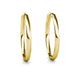 Bianca 18K White Gold Hoop Earrings with Swarovski Crystals, Female