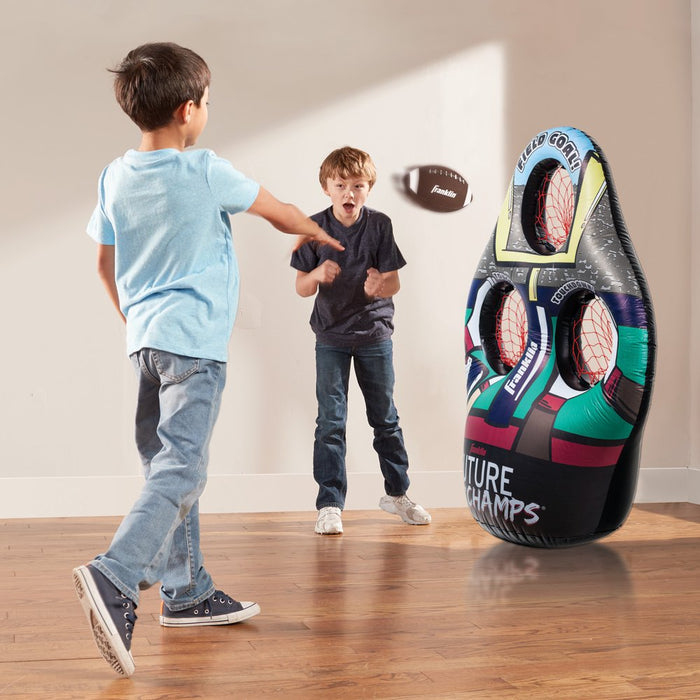 Kids Inflatable Football Target Toss Throwing Game