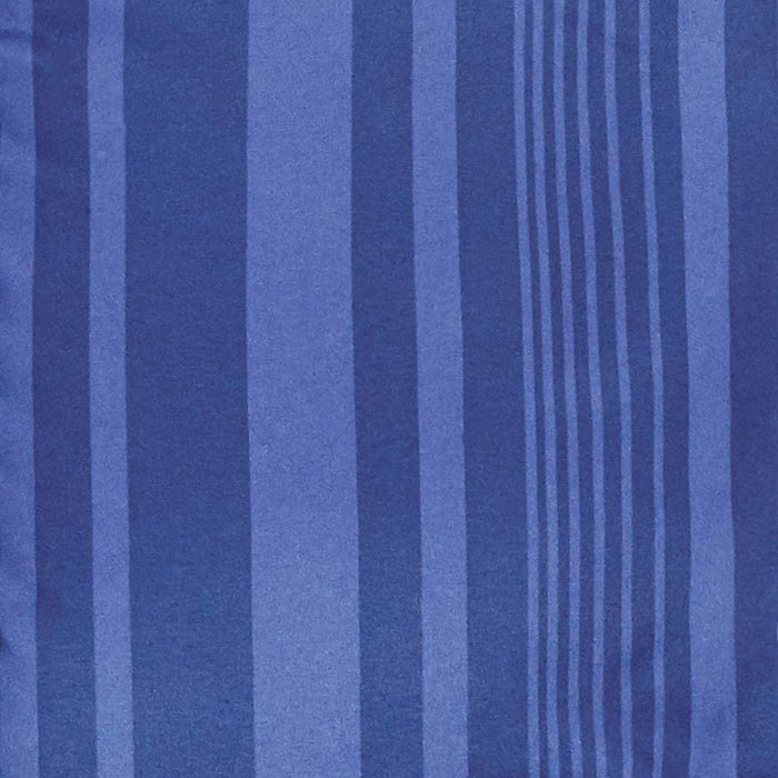 7-Piece Lightweight Microfiber Bed-In-A-Bag Comforter Bedding Set - Full/Queen, Royal Blue Calvin Stripe