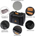 Dog Carrier  Cat Carrier Pet Travel Carrier Bag Airline Approved Folding Fabric Pet Carrier for Small Dogs Puppies Medium Cats, W/Locking Safety Zippers, Foldable Bowl