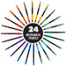 Pen+Gear #2 Comfort Grip Mechanical Pencils, 0.7 Mm Lead, 24 Pack