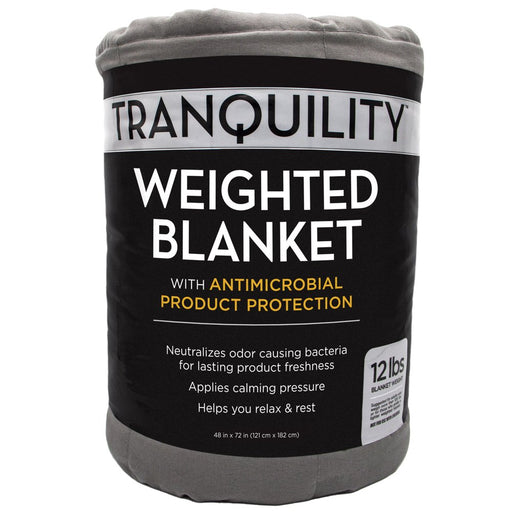 Tranquility Antimicrobial Quilted Weighted Blanket, 12LB