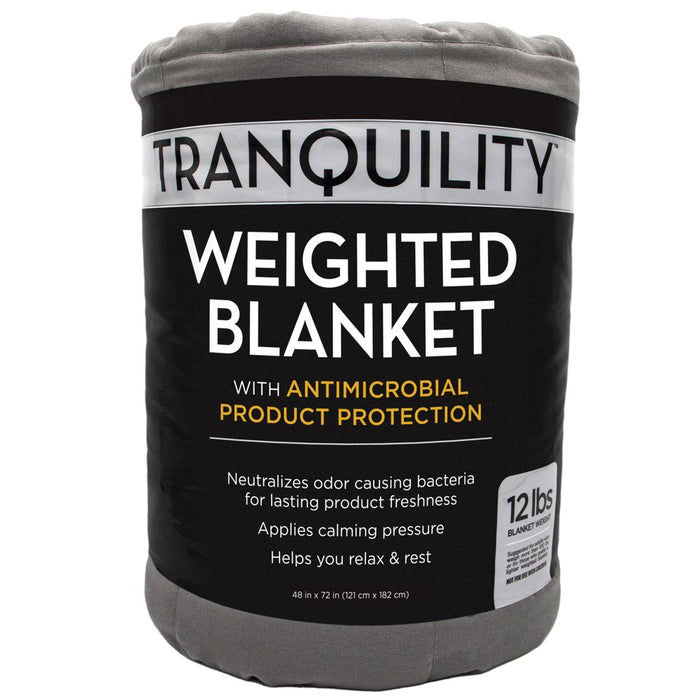 Tranquility Antimicrobial Quilted Weighted Blanket, 12LB
