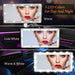 Car Visor Vanity Mirror Rechargeable with 3 Light Modes & 60 Leds for Car Truck SUV Rear View with Dimmable Touch Screen,Car Mirror as a Gifts for Women Valentine'S Day (Black)